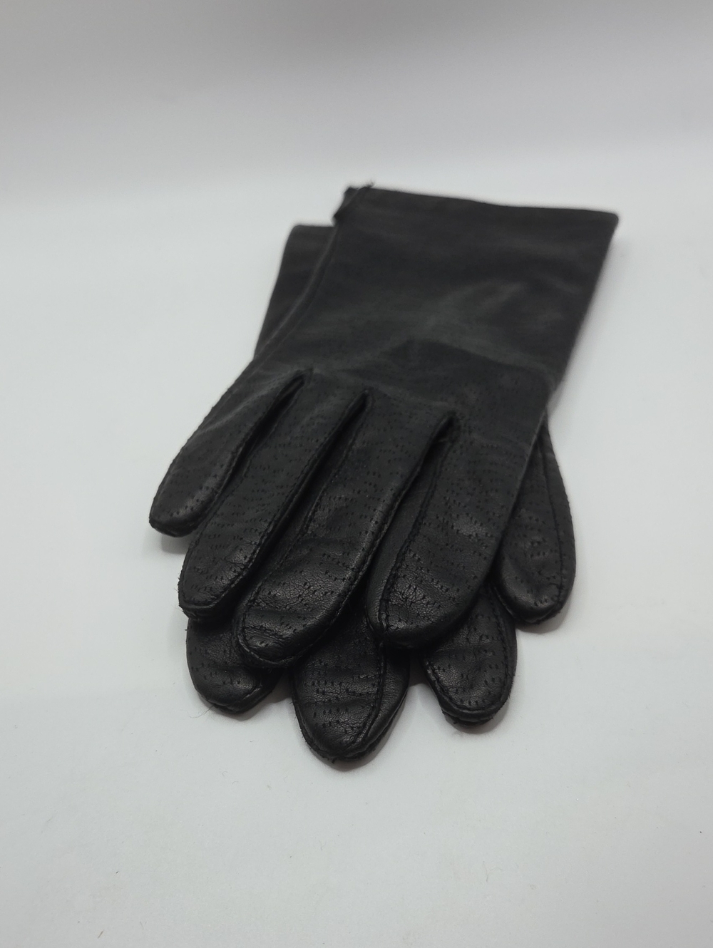 Women's Black Leather Gloves - Classic Dress Gloves Fownes Vintage